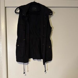 Vest, throw over, sleeveless jacket